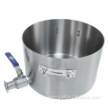 Customization Stainless Steel Stock Pot With Tap